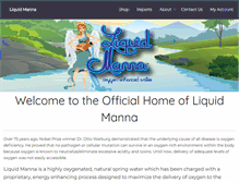 Tablet Screenshot of liquidmanna.com